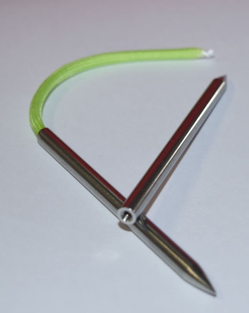 Sy/flettenål 5 mm bruges bl.a. til at sy faldskærmsline